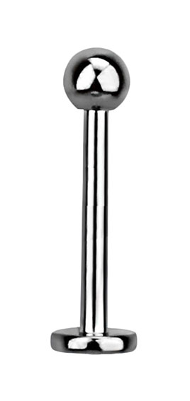 Labret Warrior in Acciaio 316L Sterile 1.2 X 12 X 3